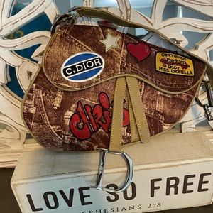 Authentic Christian Dior “Speedway” Saddle Bag